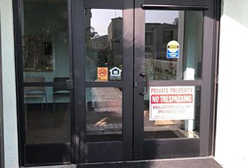 Automatic swinging doors