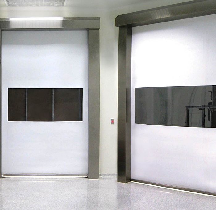 Clean Room Fabric Rollup || Axxess Door Automatic Door Solution